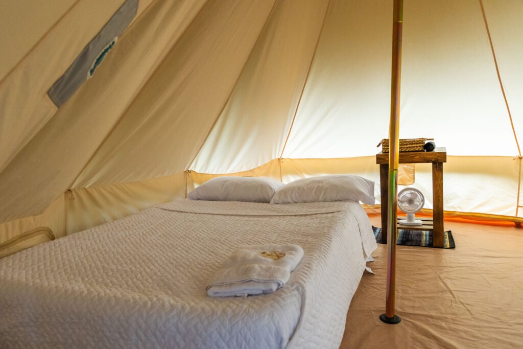 Glamping bed